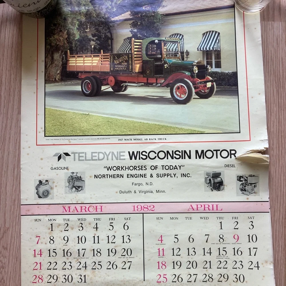 Vintage Calendar